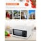 Commercial Chef 1.6 Cu. Ft. Countertop Microwave with Touch Controls & Digital Display, White Microwave CHM16MW6 - alternate 6